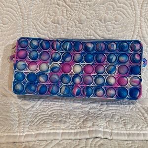 Tie dye pop it rectangular case
